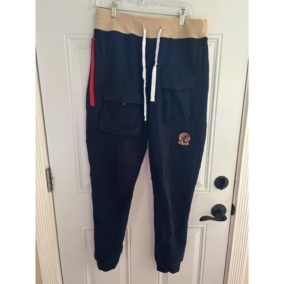 Hustle Gang Over Everything Sweatpants Mens Size 30x29 Blue Cargo Sportswear - Picture 1 of 12
